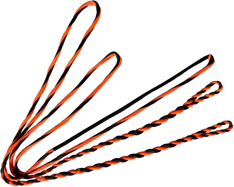 DEERACE D97 Handmade Flemish Twist Fast Flight Bow String Replacement Bowstring for Traditional Longbow Recurve Bow - Image 1